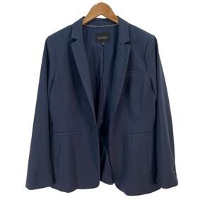 Banana Republic Blazer Suit Jacket Navy Blue Womens 14